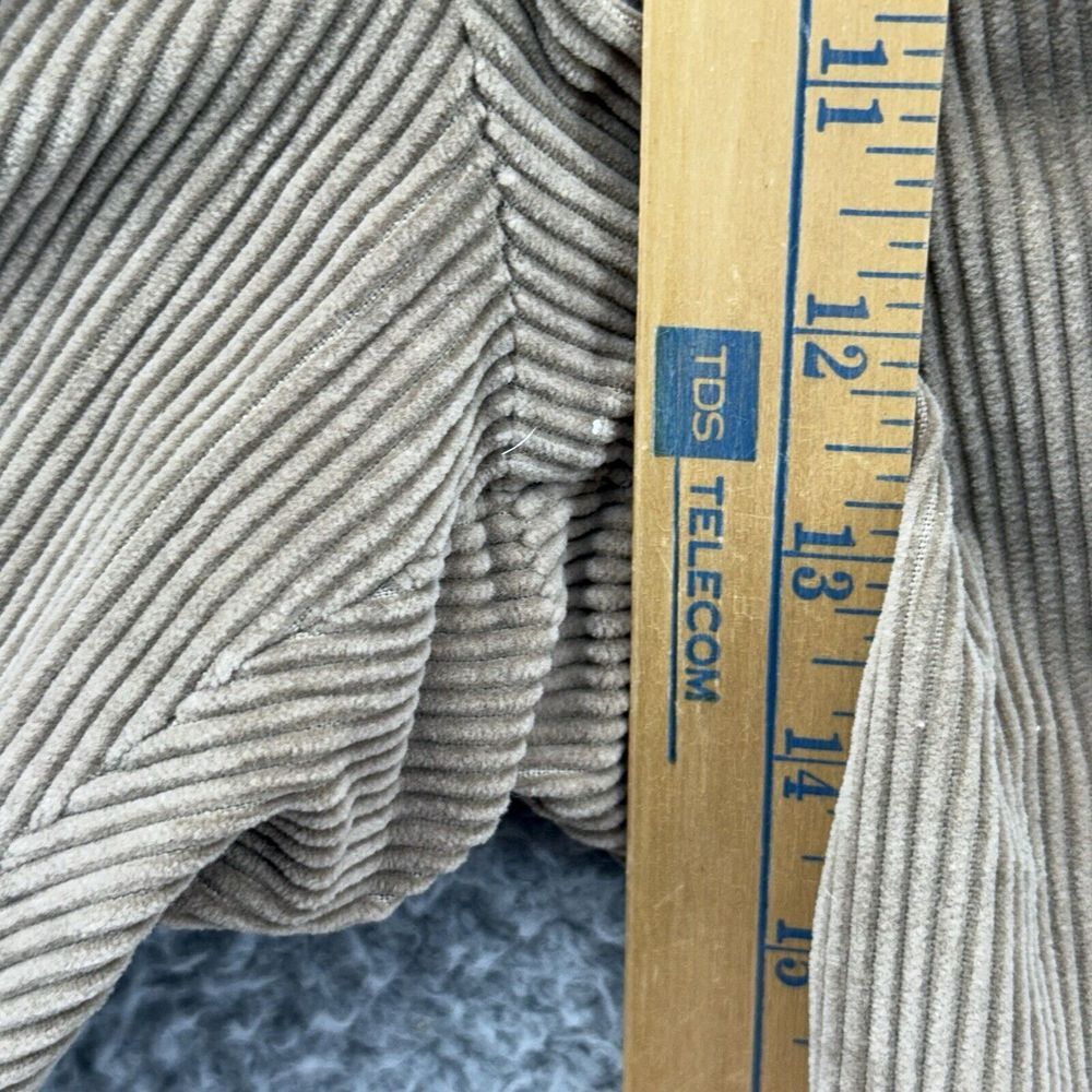 VTG WM F Farah Womens 18 36" Brown‎ Corduroy Chino Pants Straight Fit High Rise - Picture 5 of 8